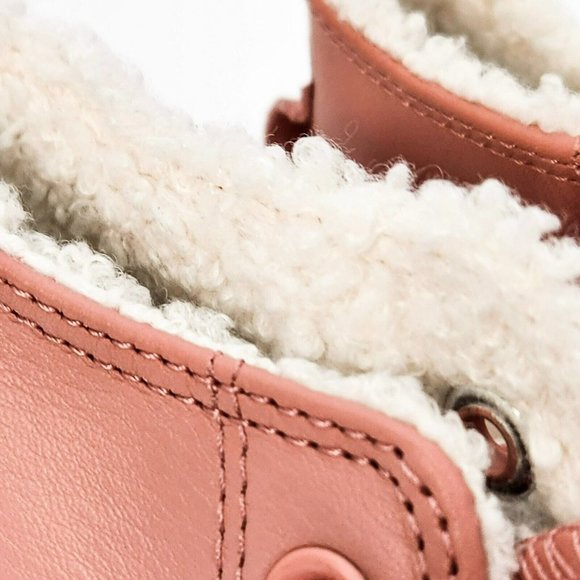 Converse CTAS Lift Platform High Top Pink Women's Leather Sneakers Size A04256C - Picture 4 of 8